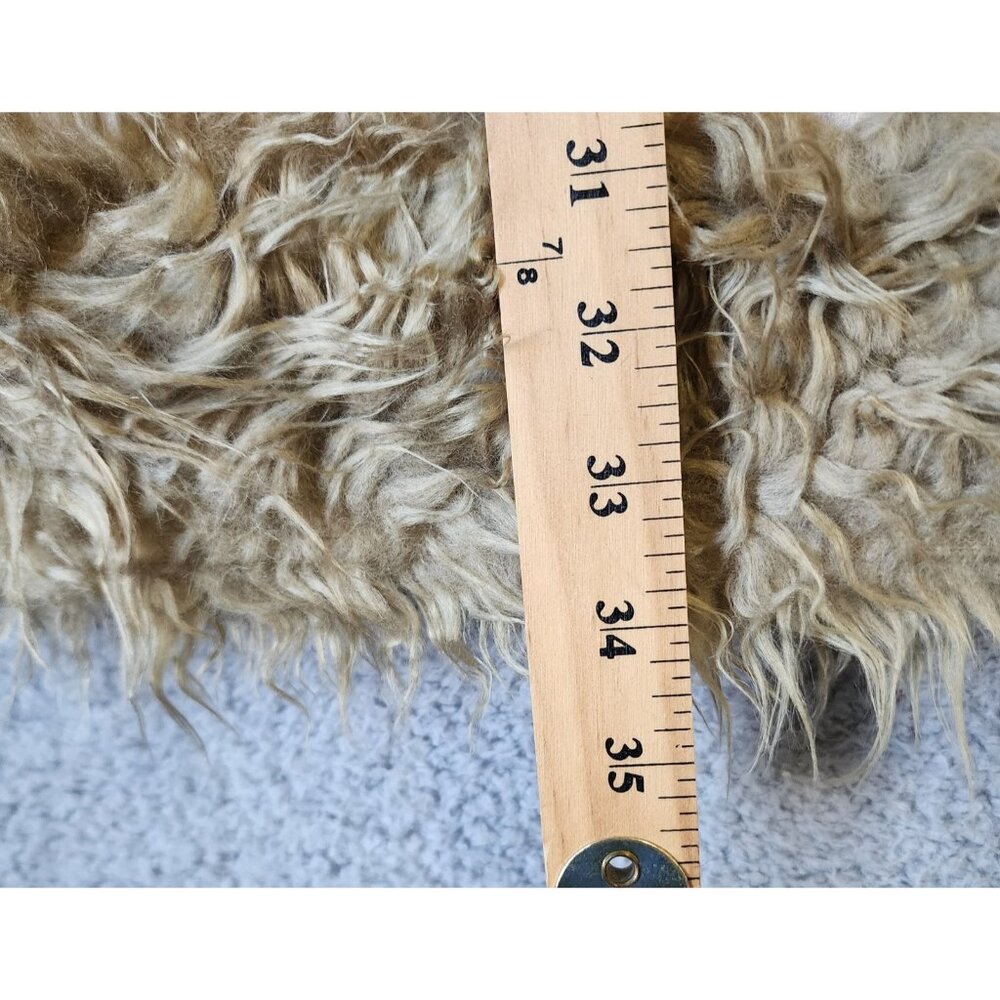 Trail of Painted Ponies Women's XL Long Jacket Faux Suede‎ Fur Lined Stitched - Picture 8 of 11